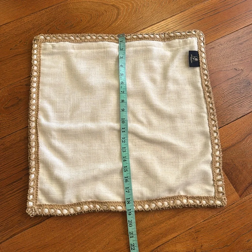 Phantoscope Farmhouse Linen Throw Pillow Covers